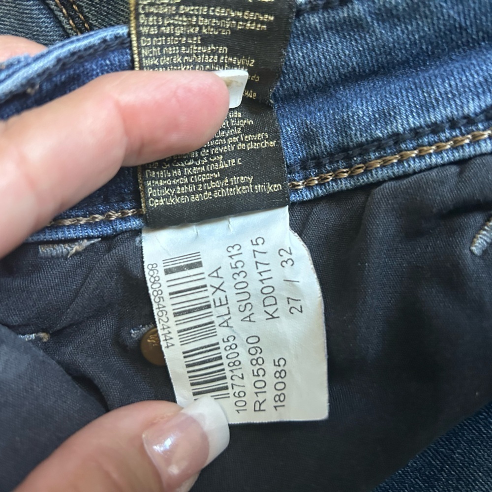 Mavi Gold Skinny Jeans size 27/32 - Picture 5 of 9